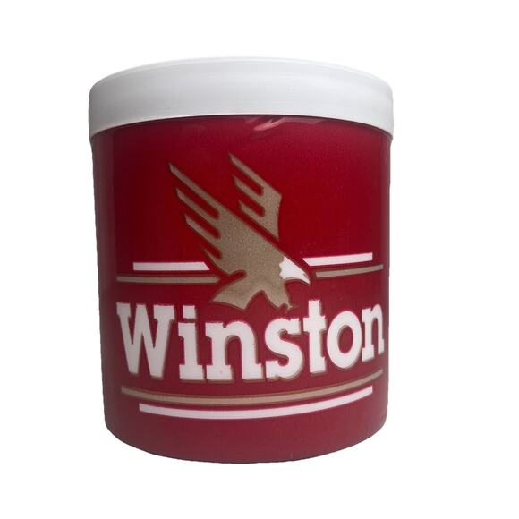 Vintage 90s Winston Cup NASCAR Freezable Fridge Can Koozie Cooler Sleeve Nostalg - Picture 1 of 11